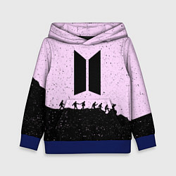 Толстовка-худи детская Bangtan Boys, цвет: 3D-синий