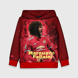 Толстовка-худи детская Marouane Fellaini, цвет: 3D-красный