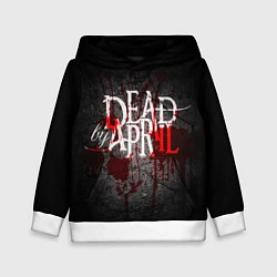 Толстовка-худи детская Dead by April, цвет: 3D-белый