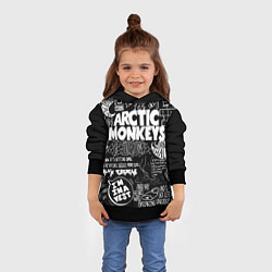 Толстовка-худи детская Arctic Monkeys: I'm in a Vest, цвет: 3D-черный — фото 2