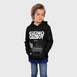 Толстовка-худи детская Eskimo Callboy: Crystalis, цвет: 3D-синий — фото 2