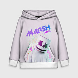Толстовка-худи детская Marshmello: New DJ, цвет: 3D-белый