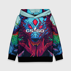 Толстовка-худи детская CS:GO Hyper Beast, цвет: 3D-черный