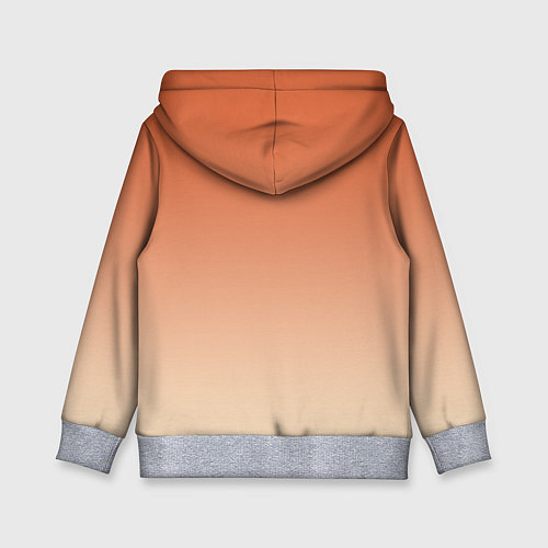 Детская толстовка Милая аниме девочка-оборотень - Волчица и пряности / 3D-Меланж – фото 2