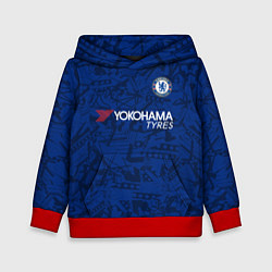 Толстовка-худи детская Chelsea home 19-20, цвет: 3D-красный