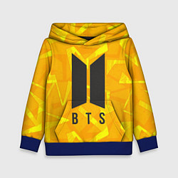 Толстовка-худи детская BTS: Yellow Style, цвет: 3D-синий