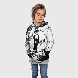 Толстовка-худи детская Hollow Knight, цвет: 3D-меланж — фото 2