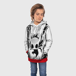 Толстовка-худи детская Hollow Knight, цвет: 3D-красный — фото 2