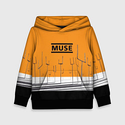 Толстовка-худи детская Muse: Orange Mood, цвет: 3D-черный