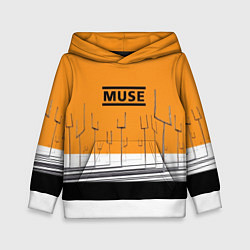 Толстовка-худи детская Muse: Orange Mood, цвет: 3D-белый