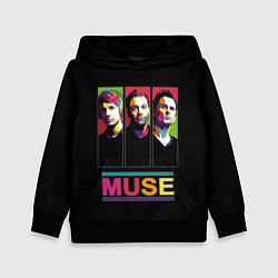 Толстовка-худи детская Muse pop-art, цвет: 3D-черный