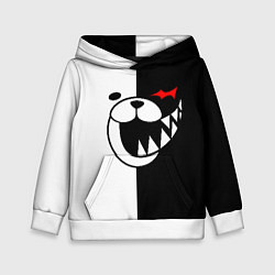 Толстовка-худи детская MONOKUMA, цвет: 3D-белый