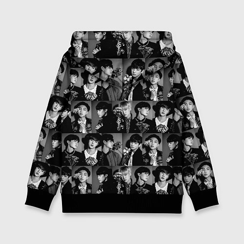 Детская толстовка I am army and I lover BTS / 3D-Черный – фото 2