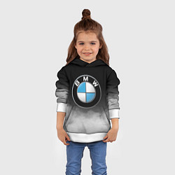 Толстовка-худи детская BMW, цвет: 3D-белый — фото 2