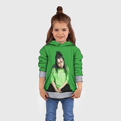 Толстовка-худи детская BILLIE EILISH, цвет: 3D-меланж — фото 2