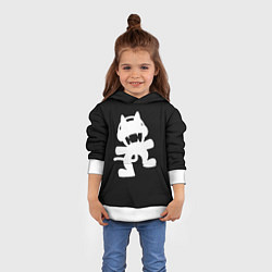 Толстовка-худи детская MONSTERCAT, цвет: 3D-белый — фото 2
