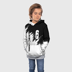 Толстовка-худи детская RAINBOW SIX SIEGE, цвет: 3D-меланж — фото 2