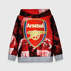 Толстовка-худи детская Arsenal, цвет: 3D-меланж