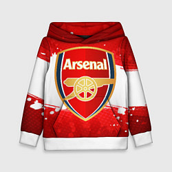 Толстовка-худи детская Arsenal, цвет: 3D-белый