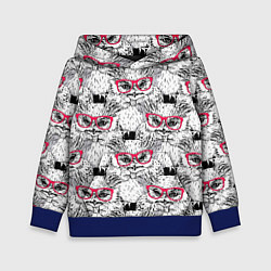 Детская толстовка Совы в очках