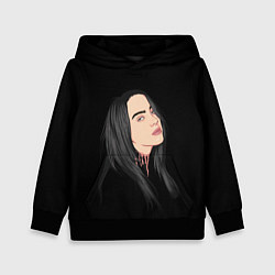 Толстовка-худи детская Billie Eilish: Black Style, цвет: 3D-черный