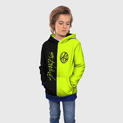 Толстовка-худи детская Stray Kids, цвет: 3D-синий — фото 2