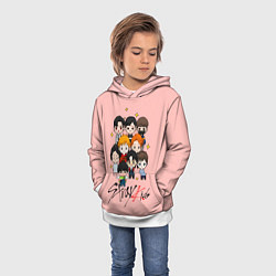 Толстовка-худи детская Stray Kids, цвет: 3D-белый — фото 2