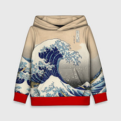 Детская толстовка Kanagawa Wave Art