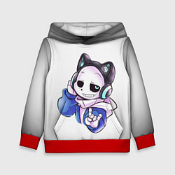 Толстовка-худи детская UNDERTALE, цвет: 3D-красный