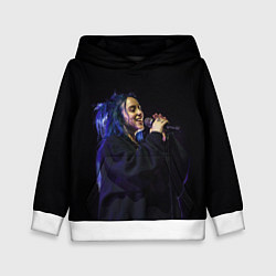 Толстовка-худи детская BILLIE EILISH, цвет: 3D-белый