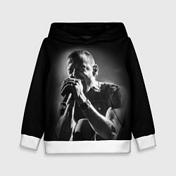 Толстовка-худи детская Chester Bennington Linkin Park, цвет: 3D-белый