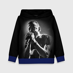Толстовка-худи детская Chester Bennington Linkin Park, цвет: 3D-синий