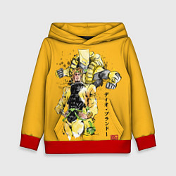Толстовка-худи детская JoJo Bizarre Adventure, цвет: 3D-красный