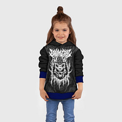 Толстовка-худи детская BABYMETAL, цвет: 3D-синий — фото 2