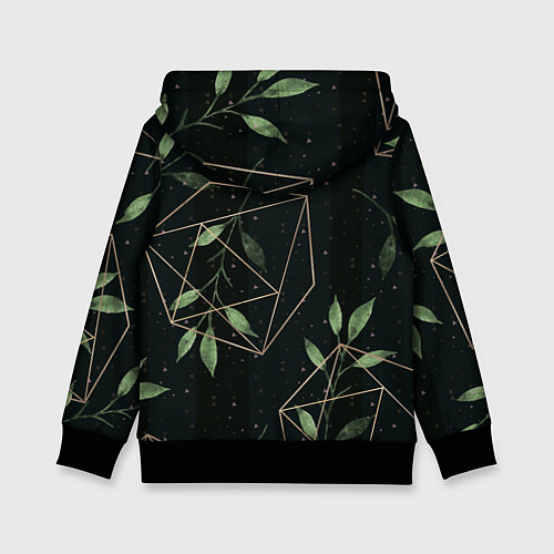 Детская толстовка Геометрия в природе / 3D-Черный – фото 2