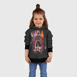 Толстовка-худи детская Fairy Tail, цвет: 3D-черный — фото 2