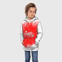 Толстовка-худи детская STRAY KIDS, цвет: 3D-белый — фото 2