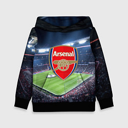 Толстовка-худи детская FC Arsenal, цвет: 3D-черный