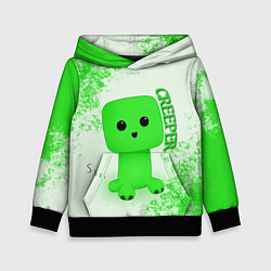 Толстовка-худи детская MINECRAFT CREEPER, цвет: 3D-черный