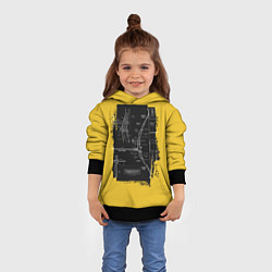 Толстовка-худи детская Recurve bow, цвет: 3D-черный — фото 2