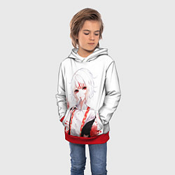 Толстовка-худи детская Сузуя Джузо, цвет: 3D-красный — фото 2