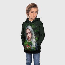 Толстовка-худи детская BILLIE EILISH, цвет: 3D-черный — фото 2