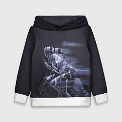 Толстовка-худи детская Fencer, цвет: 3D-белый