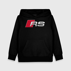 Толстовка-худи детская AUDI RS, цвет: 3D-черный