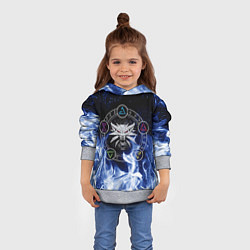 Толстовка-худи детская ВЕДЬМАК, цвет: 3D-меланж — фото 2