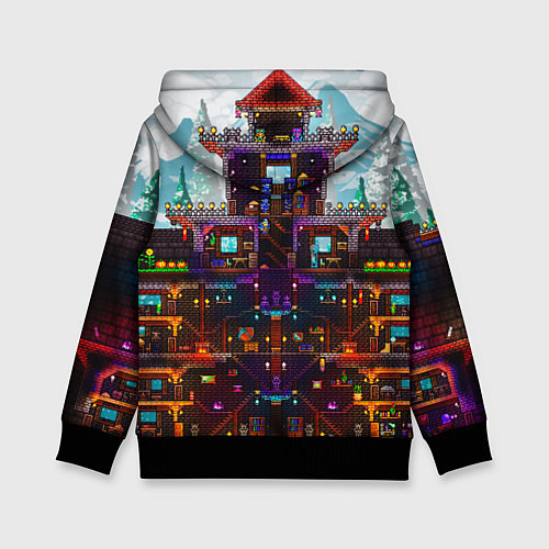 Детская толстовка Terraria / 3D-Черный – фото 2