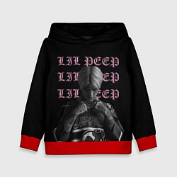 Толстовка-худи детская LiL PEEP, цвет: 3D-красный