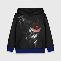 Толстовка-худи детская Tokyo Ghoul, цвет: 3D-синий