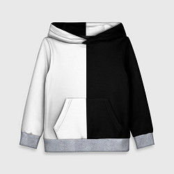 Детская толстовка ПРОСТО ЧЁРНО-БЕЛЫЙ