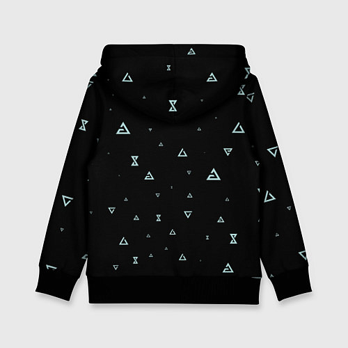 Детская толстовка Witchersigns / 3D-Черный – фото 2